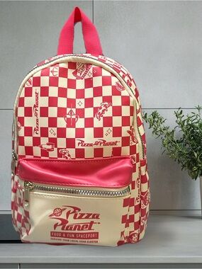 Disney Pizza Planet Red and Cream Kids Backpack